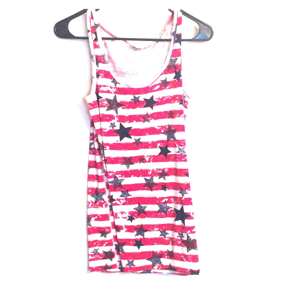 Flag Ribbed Tank
